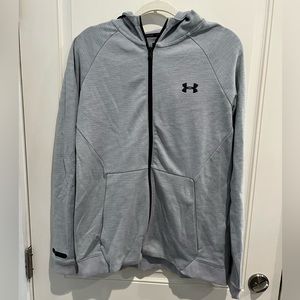 NWT Gray Under Armour Zip Up Hoodie Large